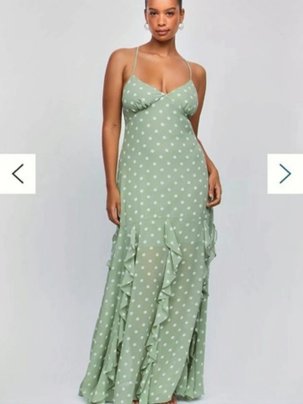 Anthropologie PLUS SIZE Elevator Disco Live Ruffled Maxi Dress